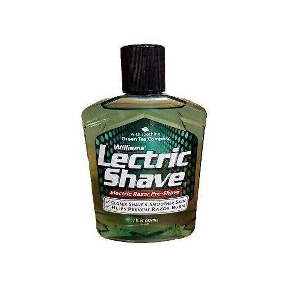 Williams Lectric Shave, Electric Rotary Razor Pre-Shave For men, 7 Ounce - Picture 1 of 4